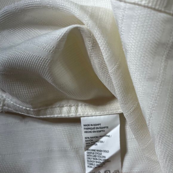 NWT Van Heusen Men's Size‎ 2XL White Button Down Short Sleeve Polo Shirt - Picture 10 of 11